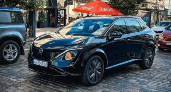В Украине заметили новейший электрокроссовер Nissan: фото