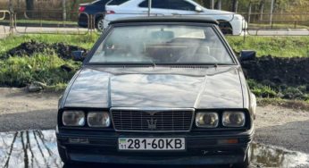 В Украине обнаружили уникальный спорткар Maserati: фото