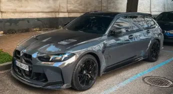 В Украине засветился эксклюзивный семейный спорткар BMW с оригинальным тюнингом