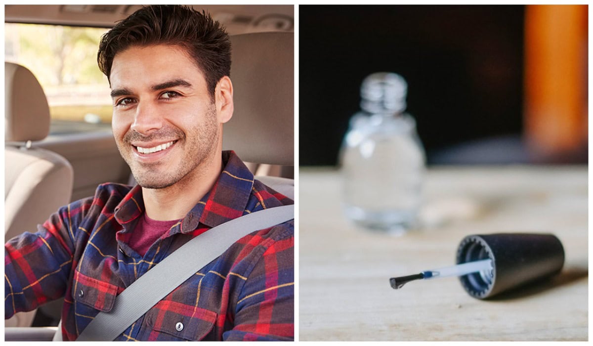 водій-лак-для-нігтів-автомобіль-лайфхак