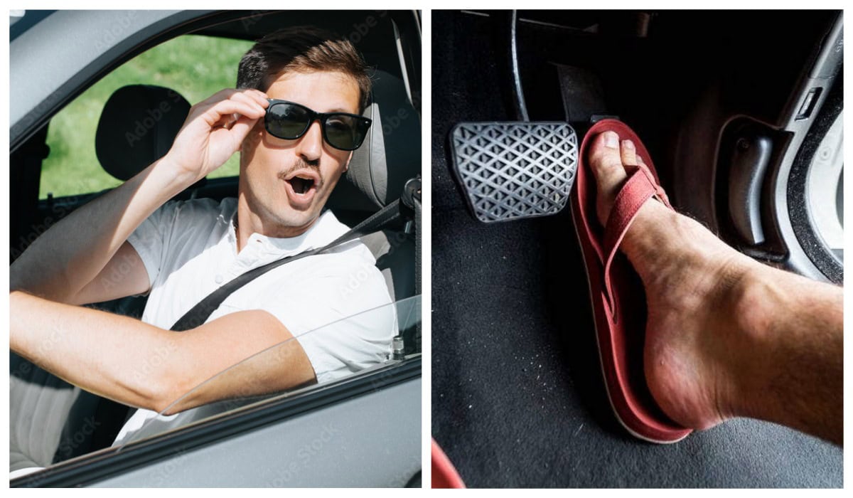 взуття-водій-автомобіль