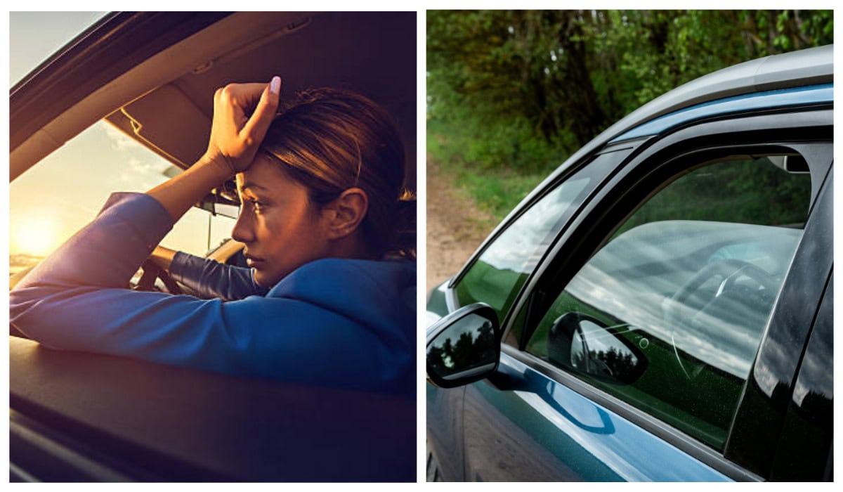 водій-вікно-автомобіль