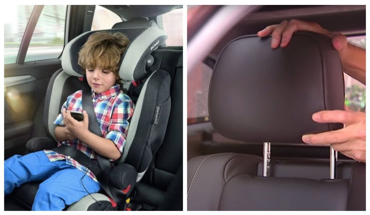 дитина-підголівник-автомобіль