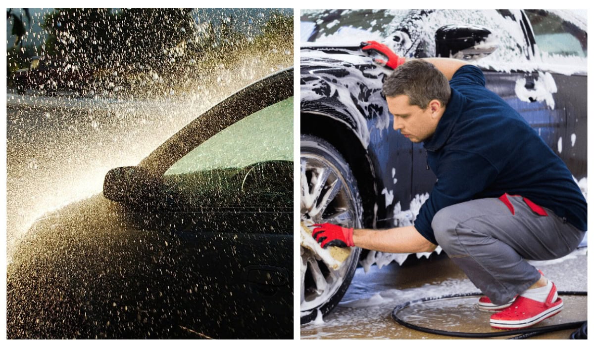 миття-автомобіль-дощ