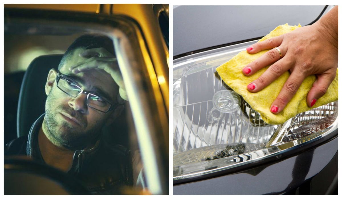 миття-автомобіль-фари