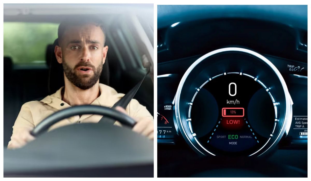 водій-електромобіль-заряд-батарея