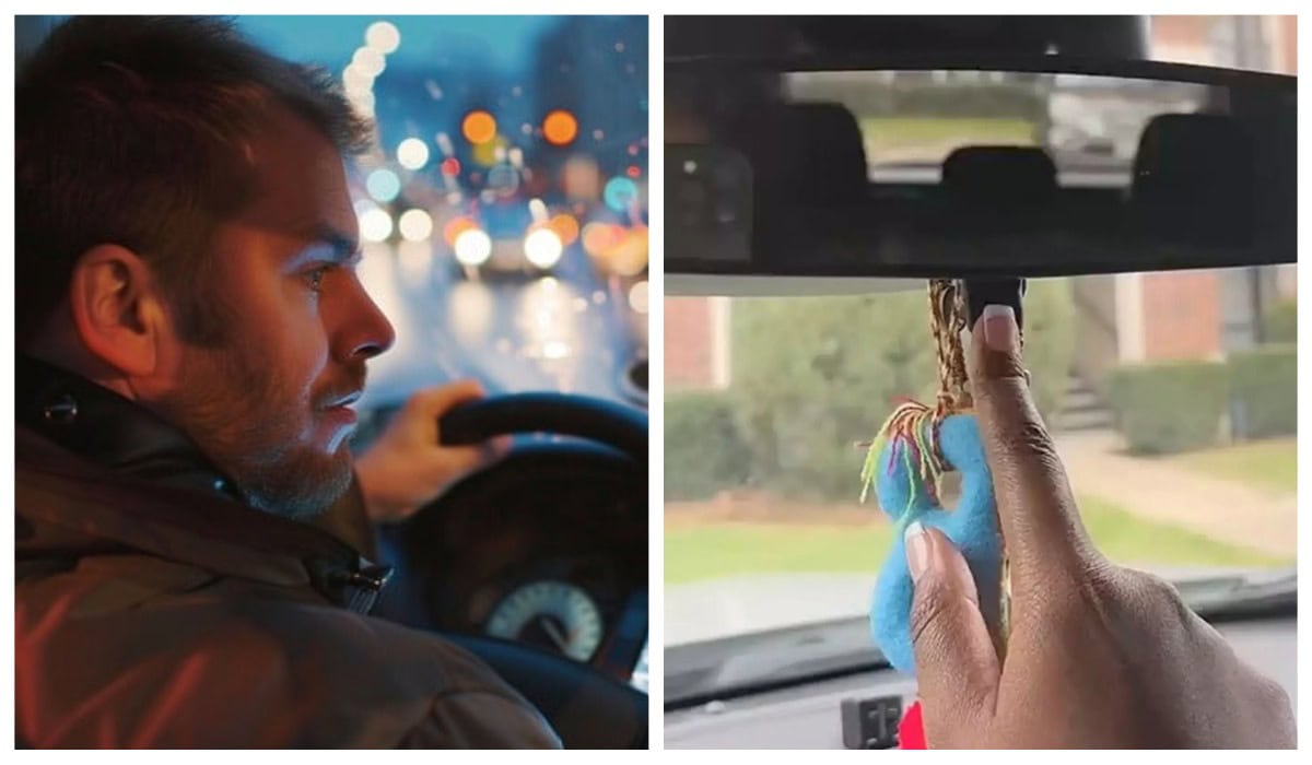 водій-ніч-дзеркало-автомобіль