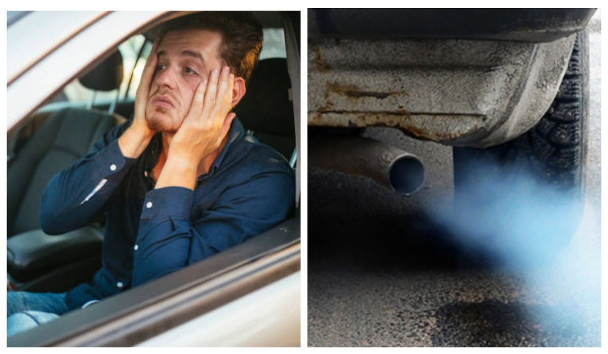 синій-дим-вихлопна-несправність-двигун-автомобіль