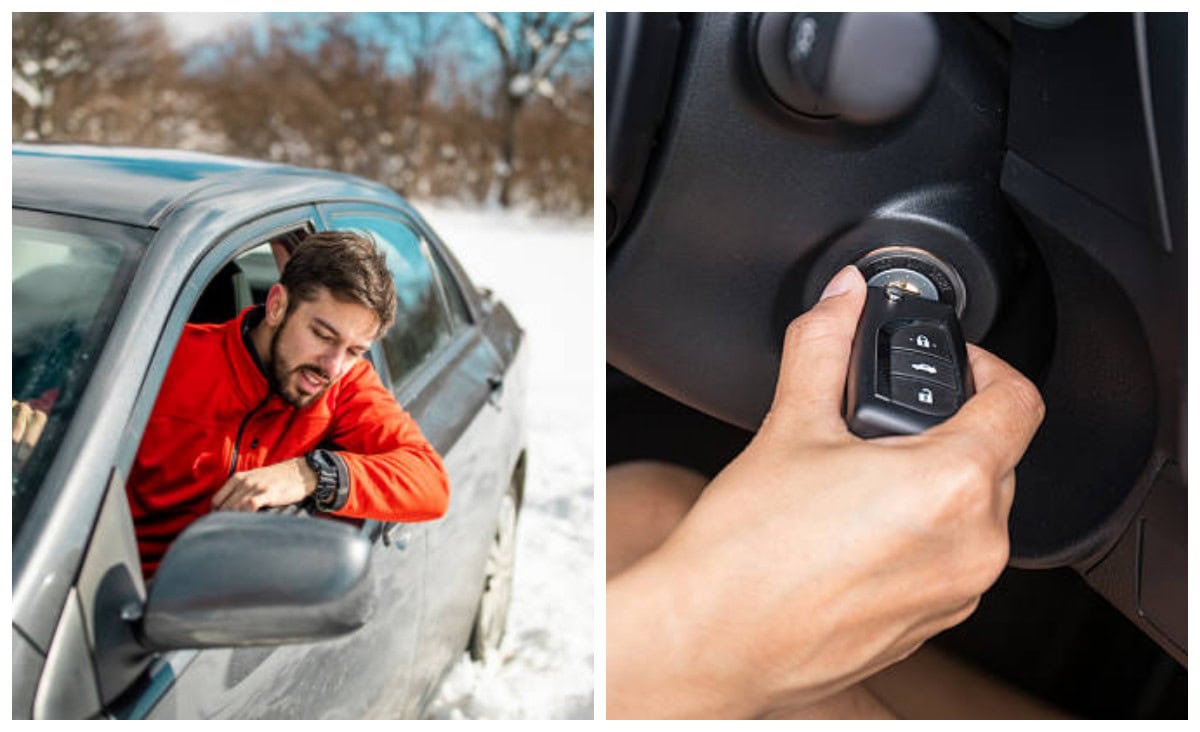 зима-автомобіль-двигун