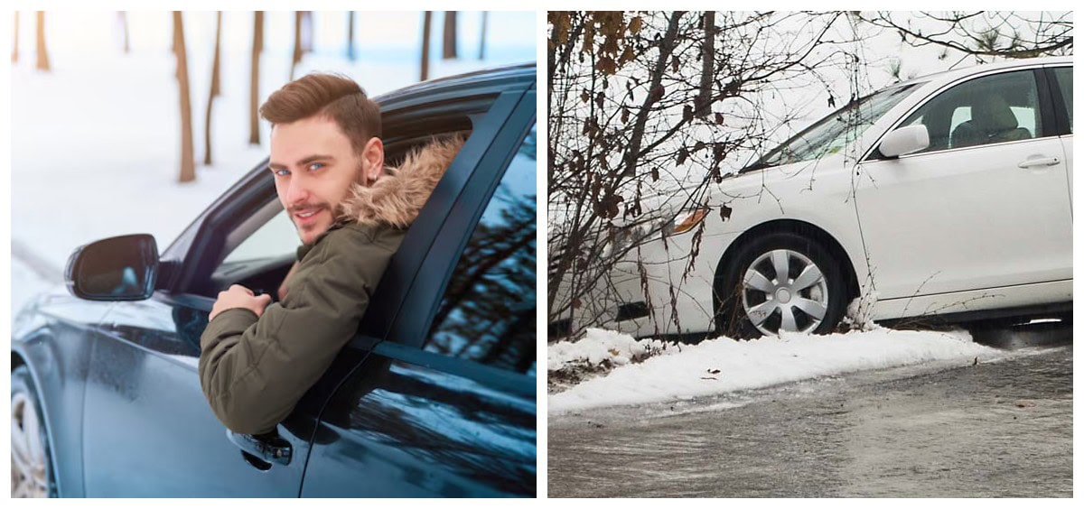 ожеледь-автомобіль-водій