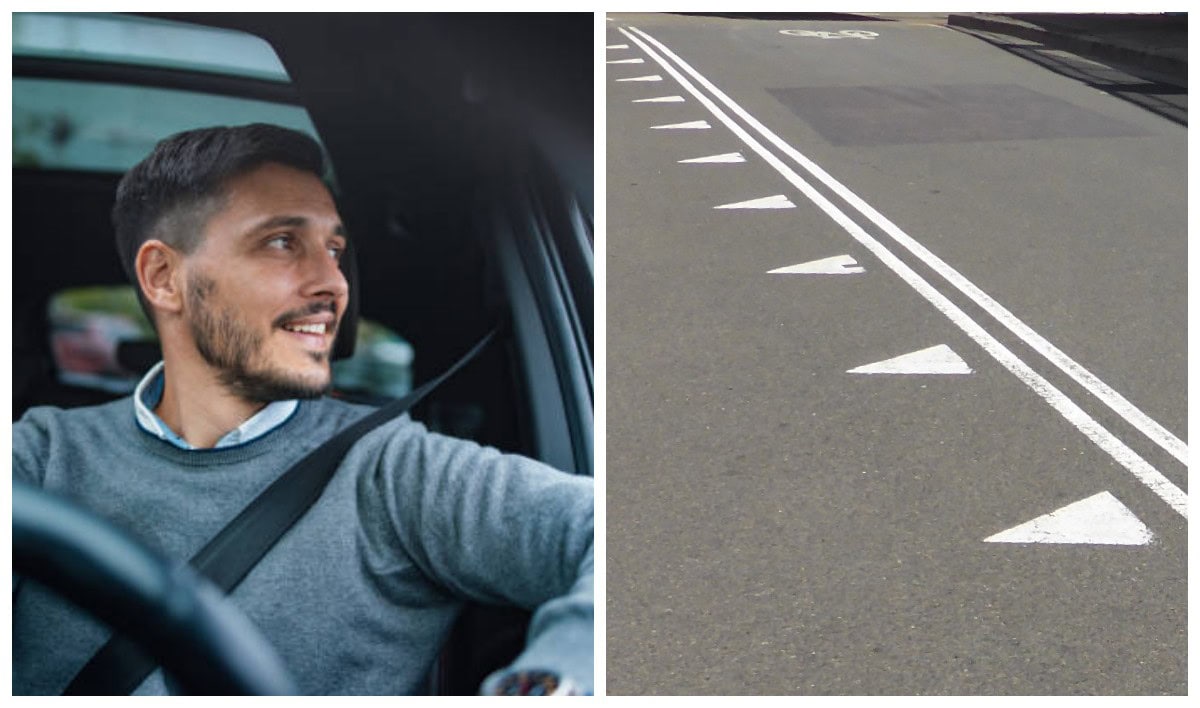 трикутники-дорожня-розмітка-водій